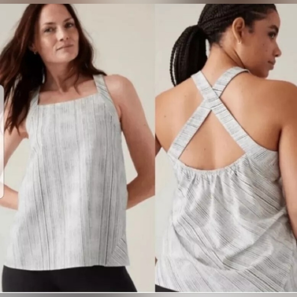 *NWT* Athleta Arrival Tank - Amara Stripe
